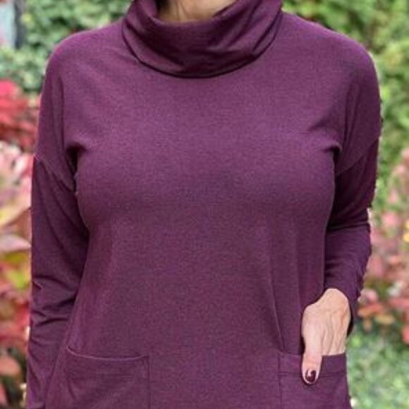 Miik Ashanti cowl neck pocket tunic - Picture 2 of 10